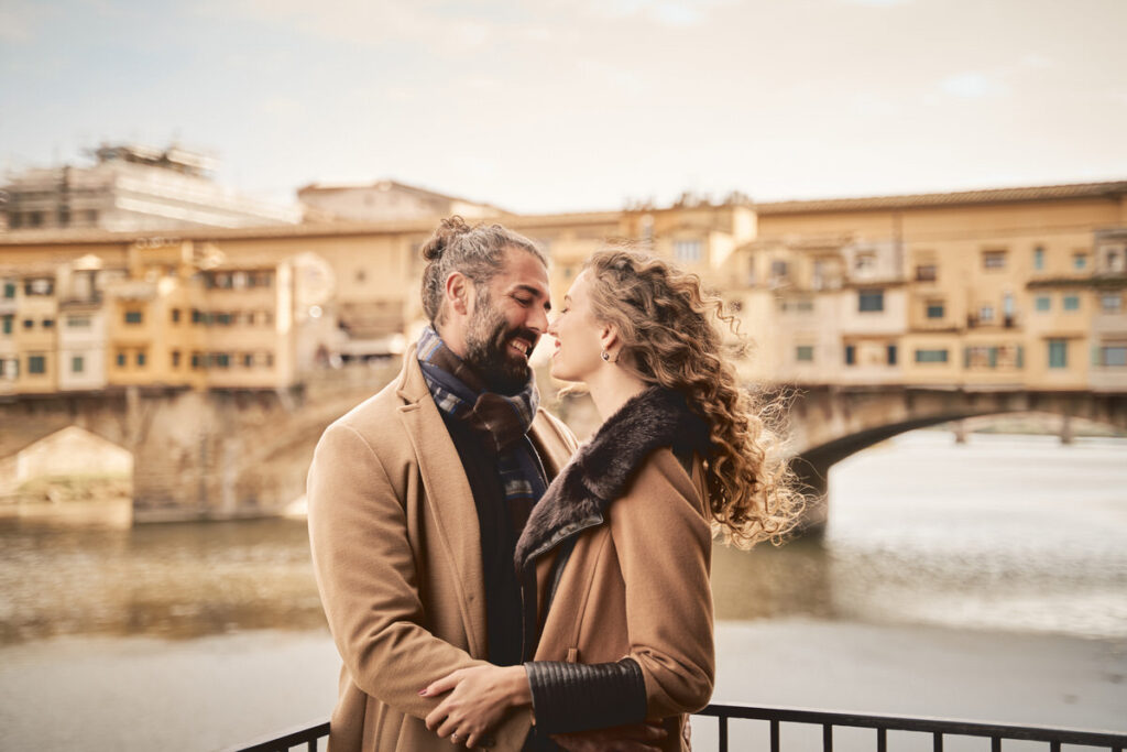 Fall engagement in Florence | Couple photoshoot in Tuscany