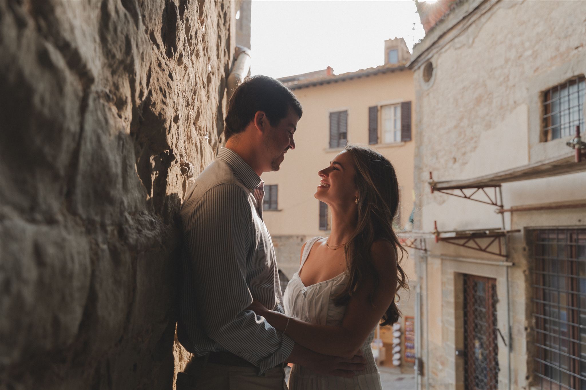 Couple photoshoot in Cortona